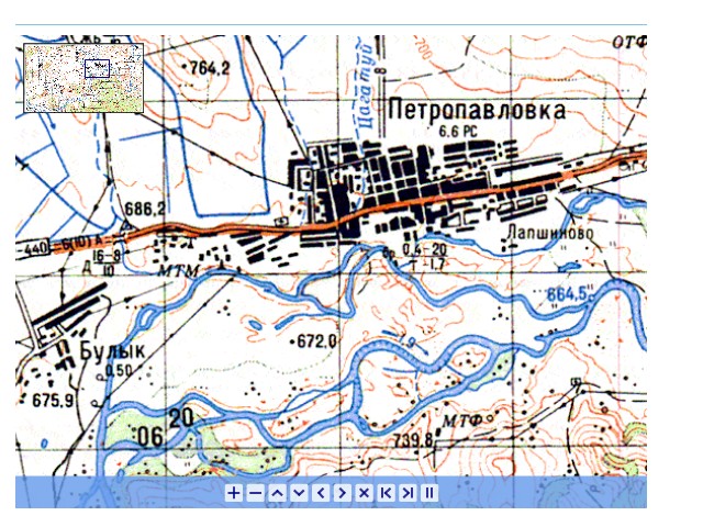 Карта окрестностей Петропавловки